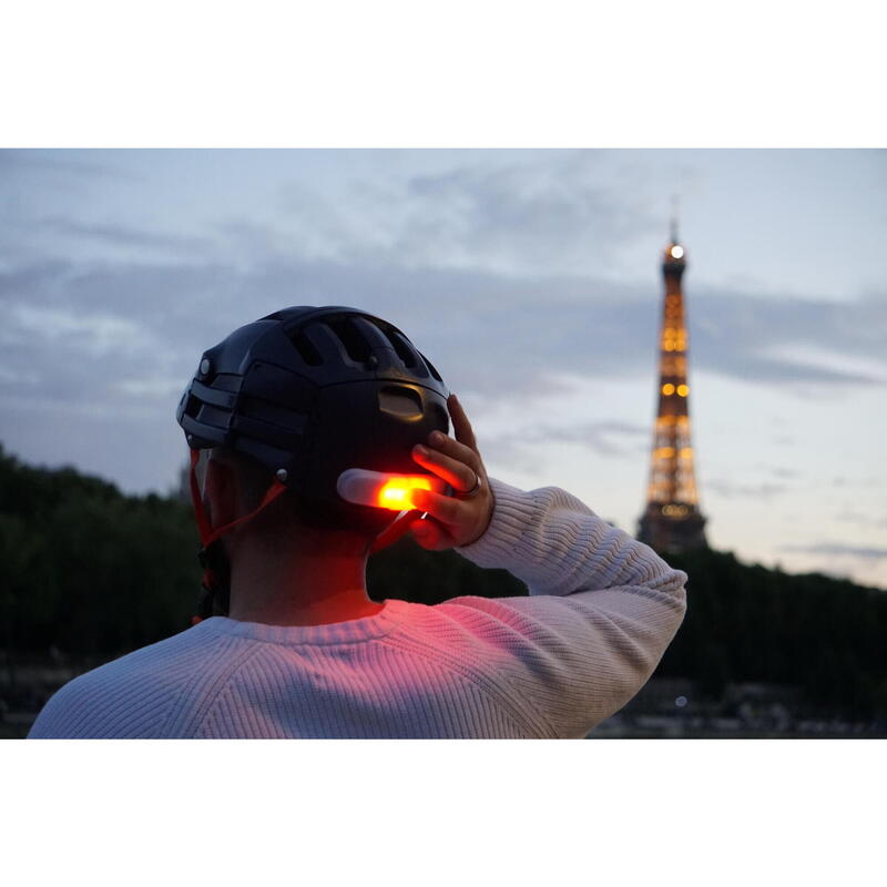 Overade BLOOM - Éclairage AR Vélo/Casque – Clignotants droite/gauche