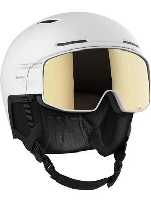 Salomon driver pro sigma skihelm - s - wit