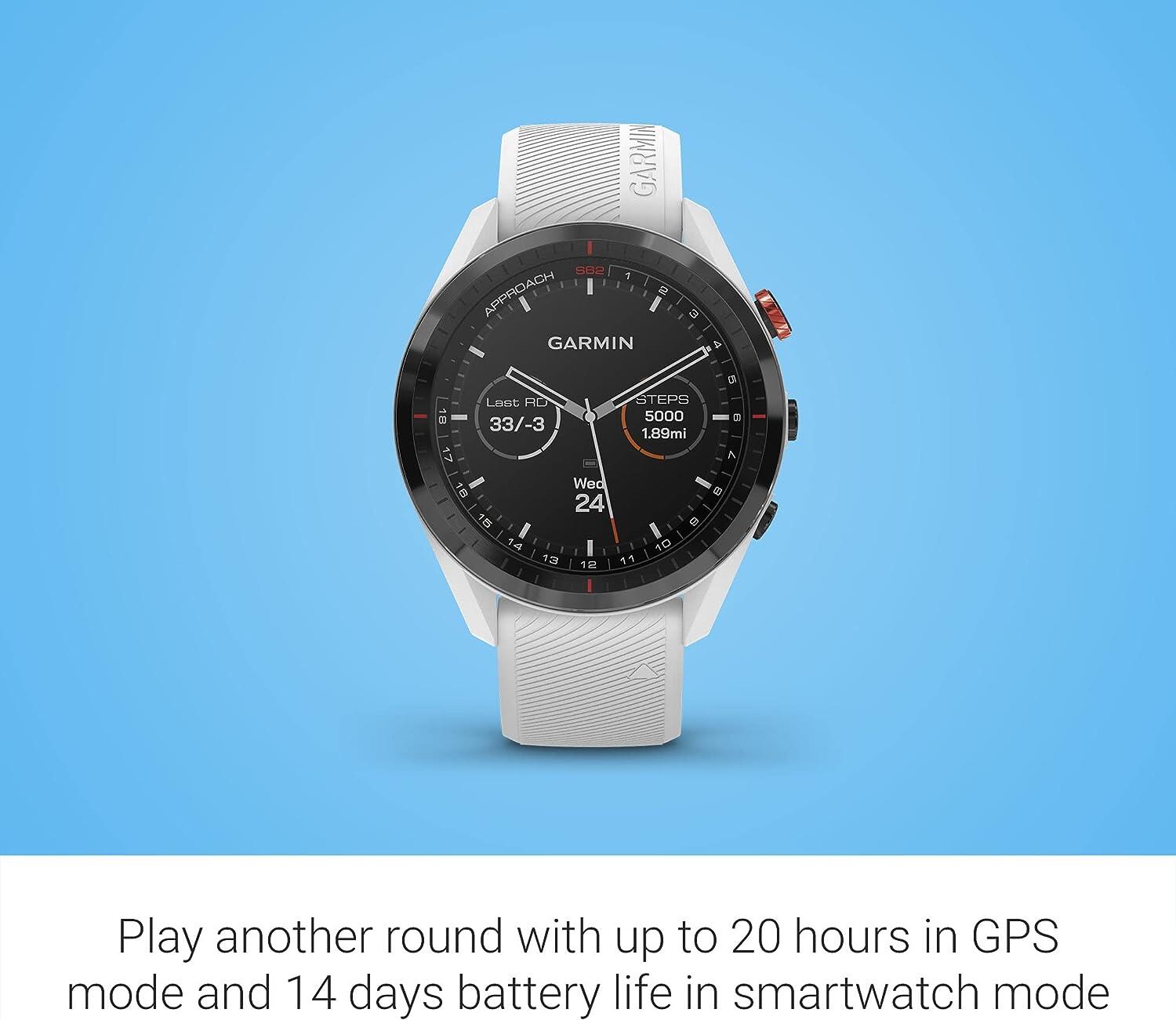RELOJ GARMIN APPROACH S62 SMARTWATCH DE GOLF COLOR BLANCO 5/7
