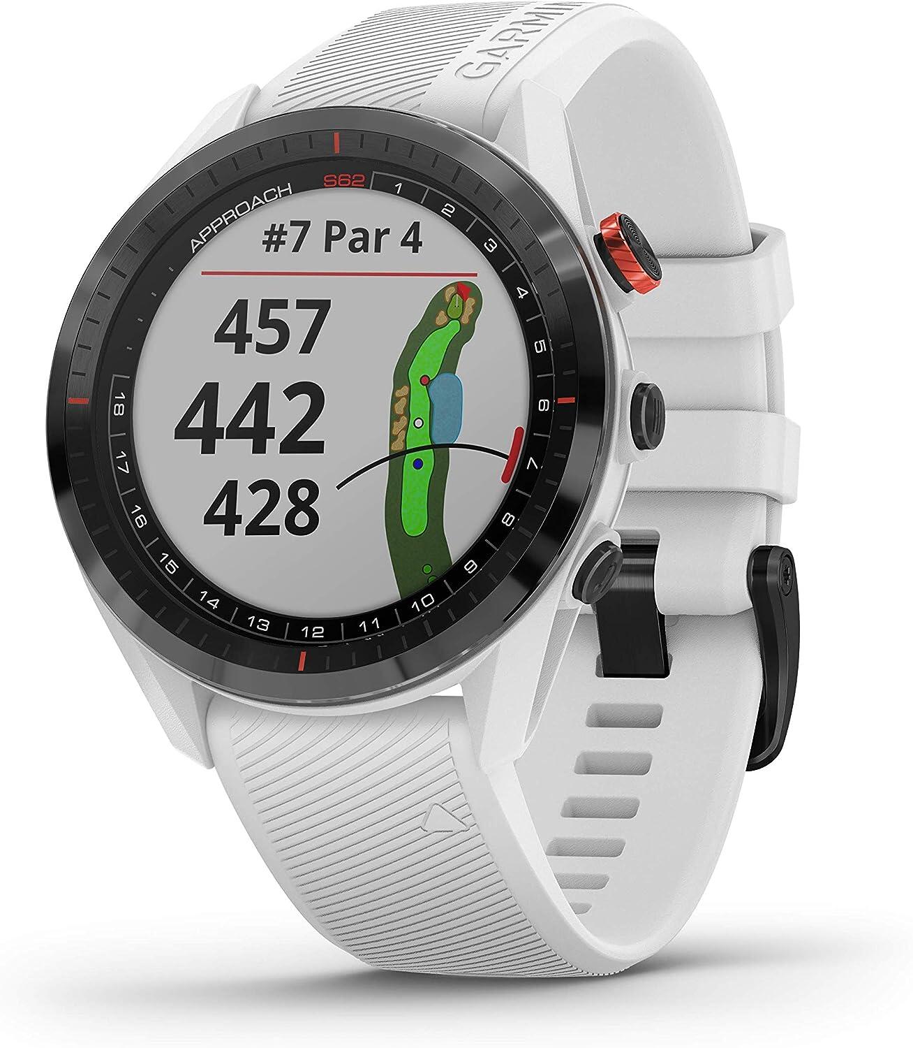 GARMIN RELOJ GARMIN APPROACH S62 SMARTWATCH DE GOLF COLOR BLANCO