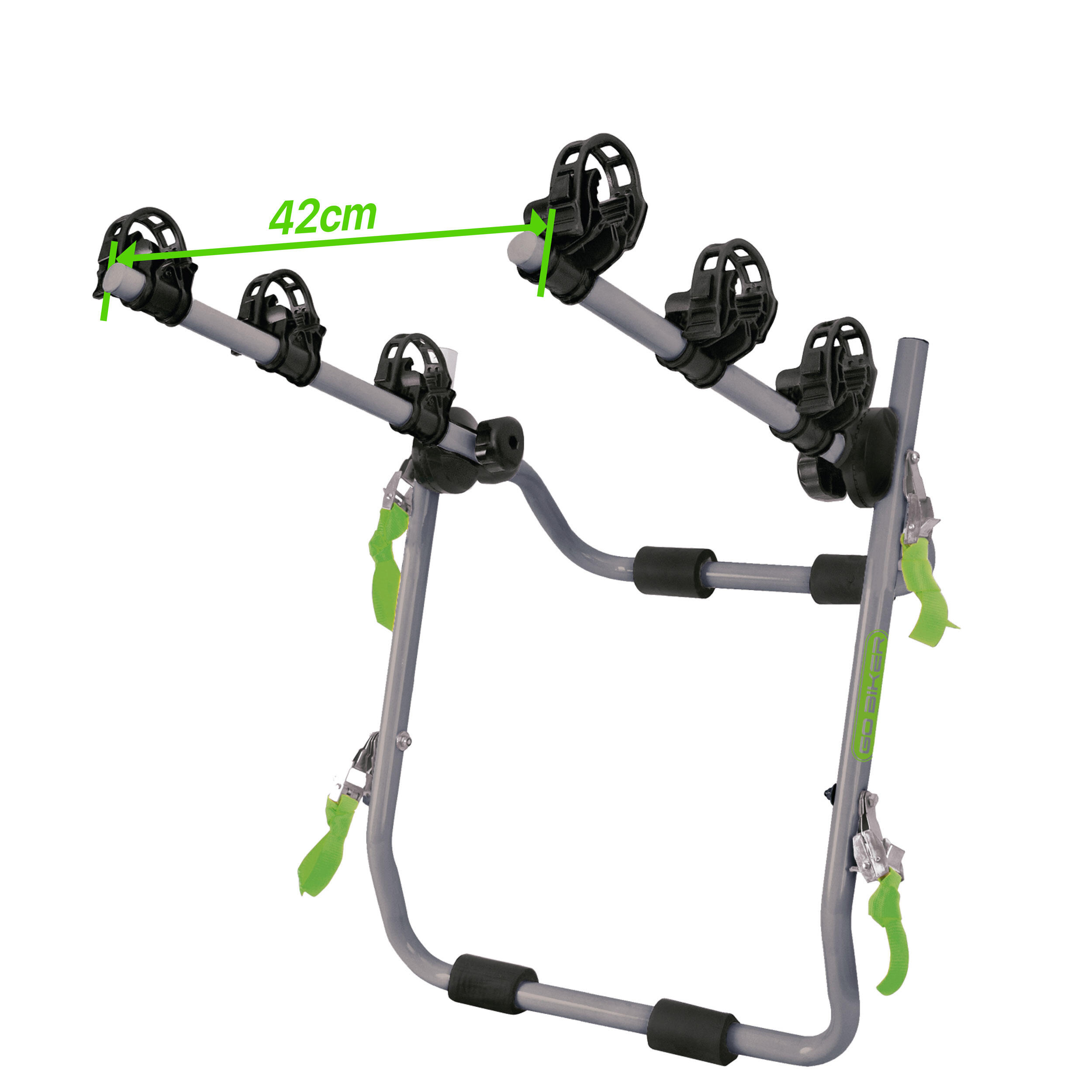 Portabici posteriore GO BIKER EASYV3 Max - Per 3 biciclette - 15 kg/binario 4/7