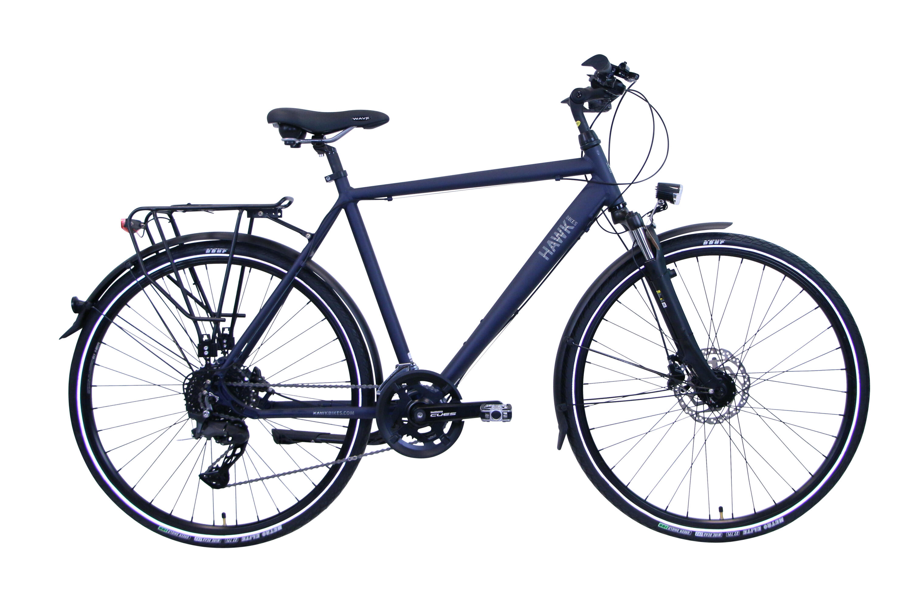 HAWK BIKES HAWK Trekking Gent Deluxe Fahrrad Herren 28 Zoll 52cm 27 Gang Kettenschaltung