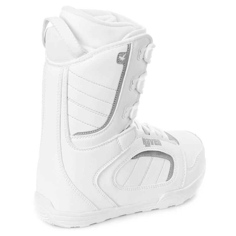 Snowboardschoenen voor dames Pearl Wit