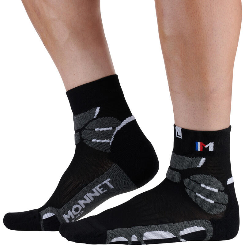Monnet - Socquette Mid Expert - Chaussettes - Blanc - 35/38 - Decathlon