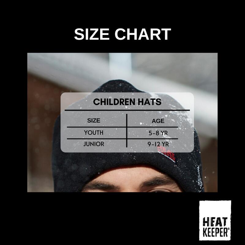 Dziecięca czapka termoaktywna Heat Keeper antracyt