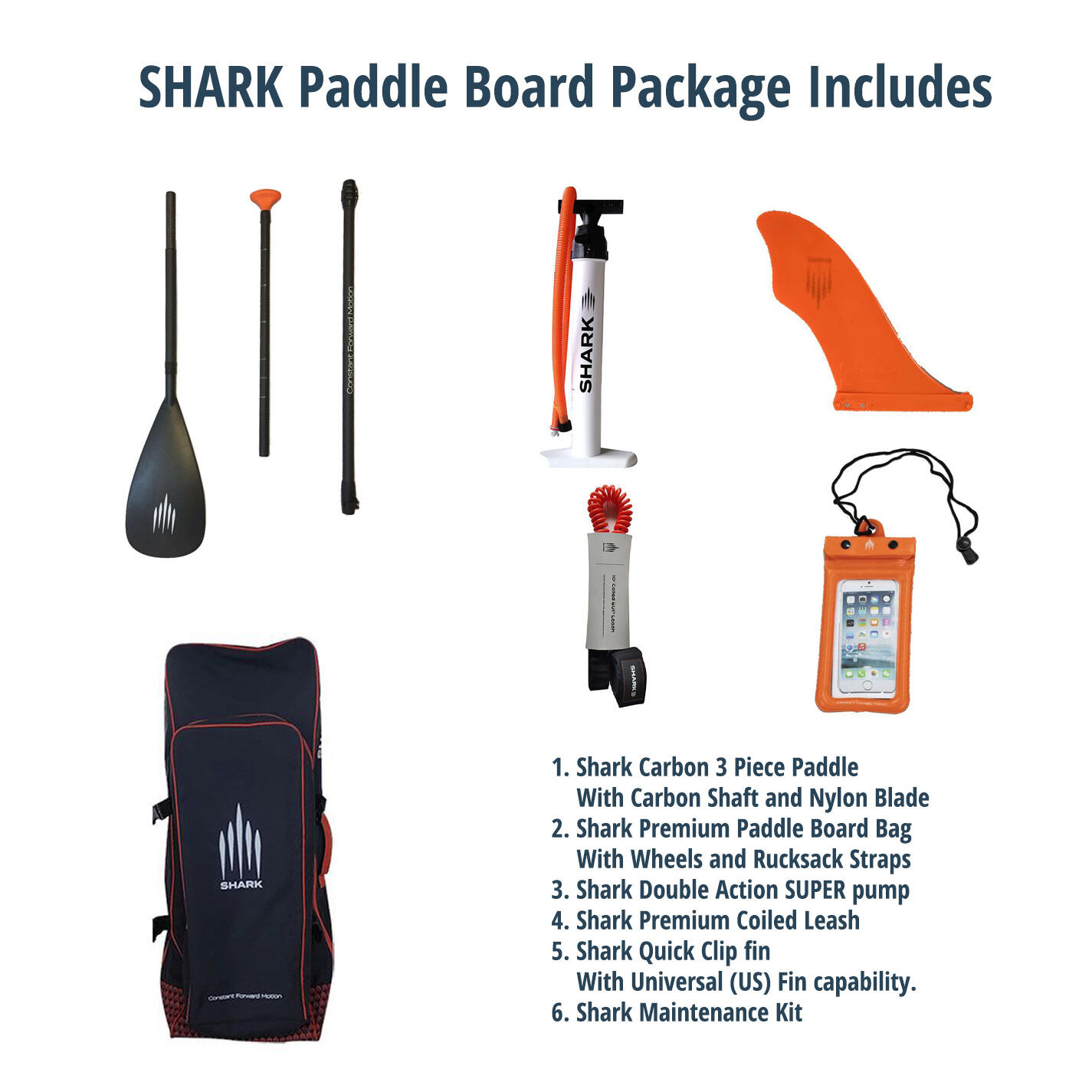 SHARK TOURING 12'6 x 34" x 6" FOR TALLER AND HEAVIER PADDLEBOARDERS 5/6