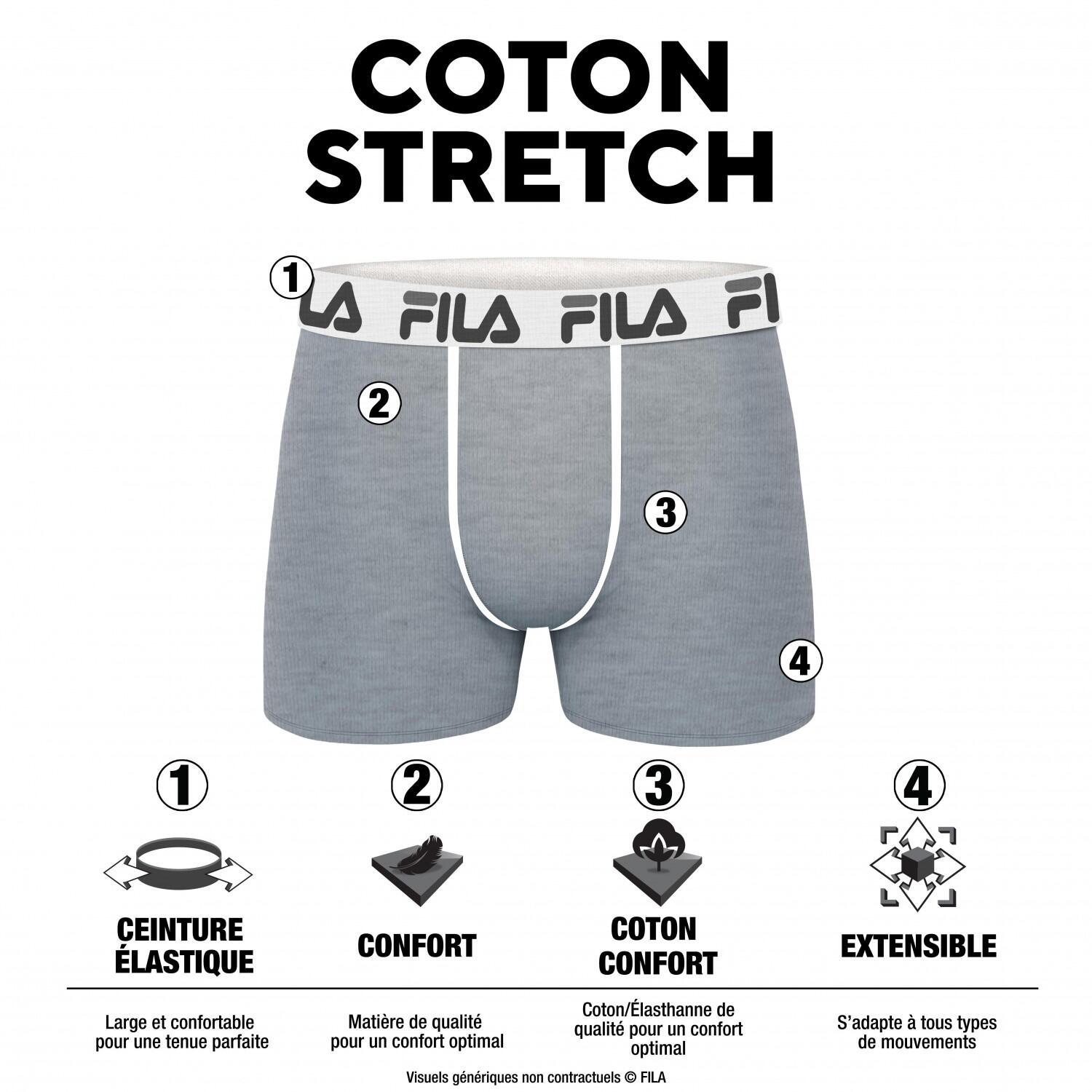 Pack Surprise de 6 Boxers coton homme 4/4