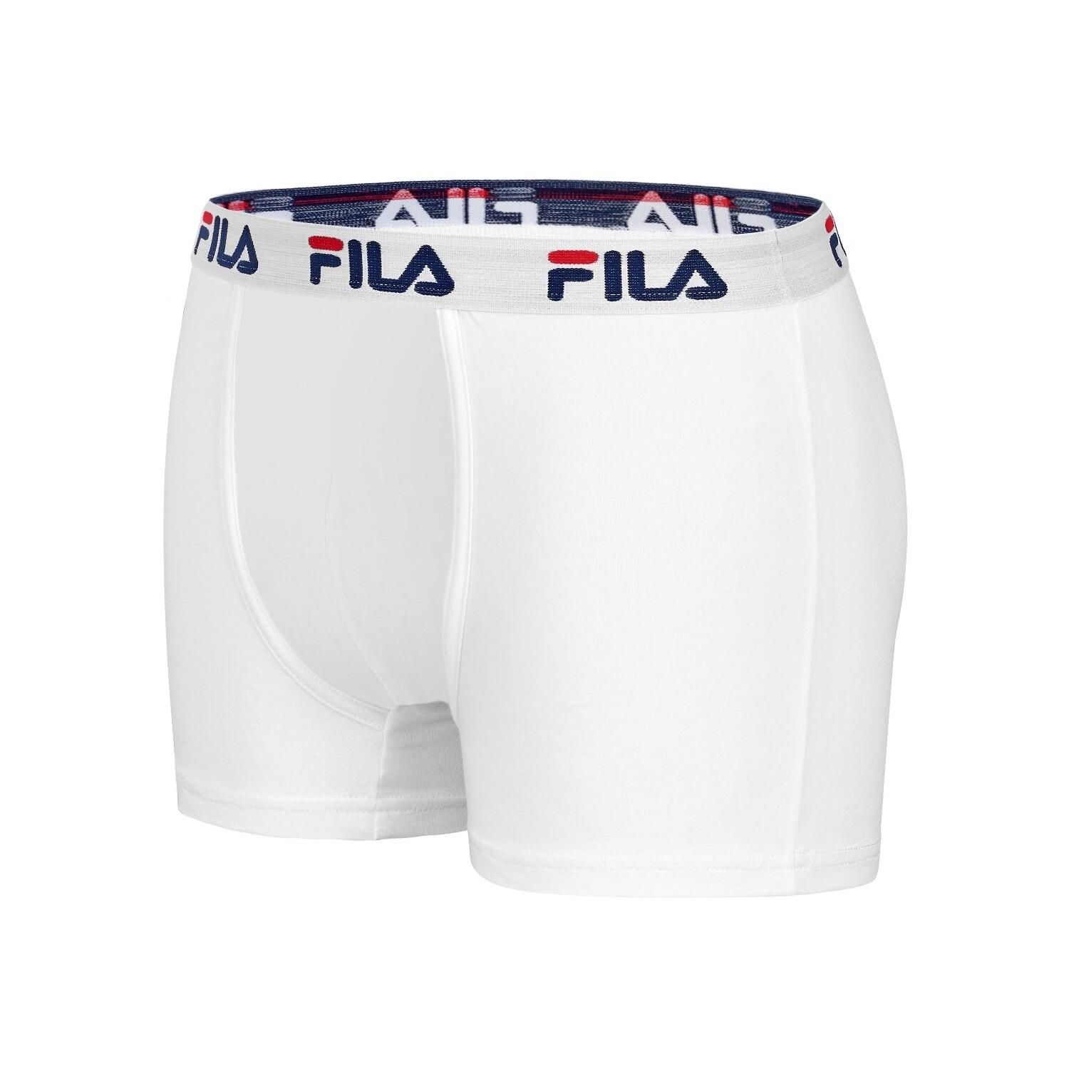 Lot de 4 Boxers Coton homme FU5016 Uni 4/5
