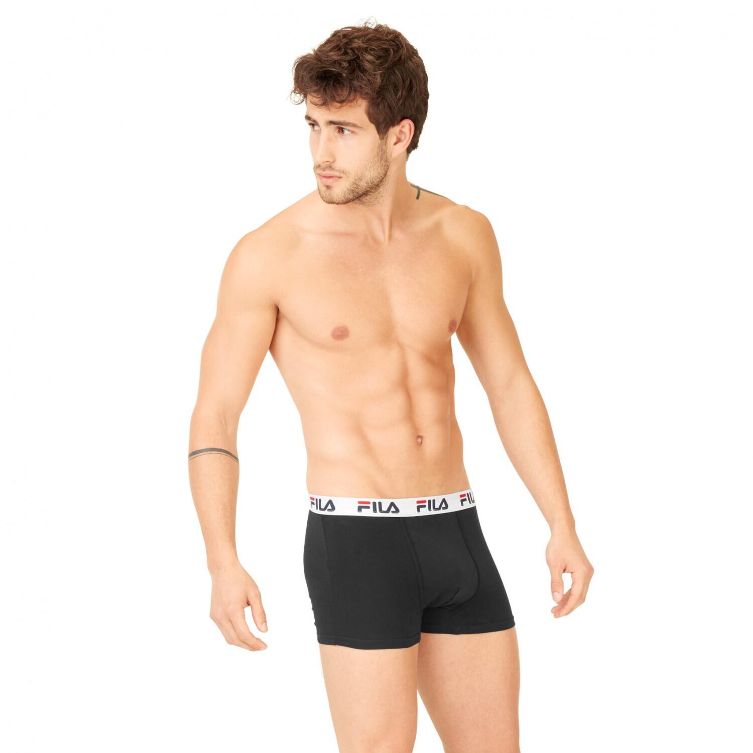 Lot de 4 Boxers coton homme FU5016 Uni 2/5