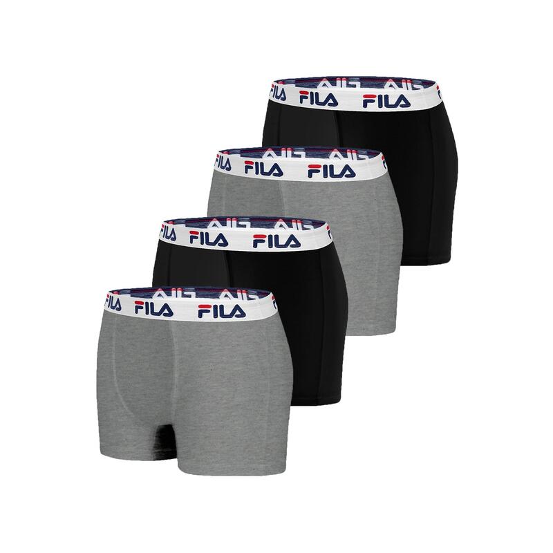 Lot de 4 Boxers Coton homme FU5016 Uni