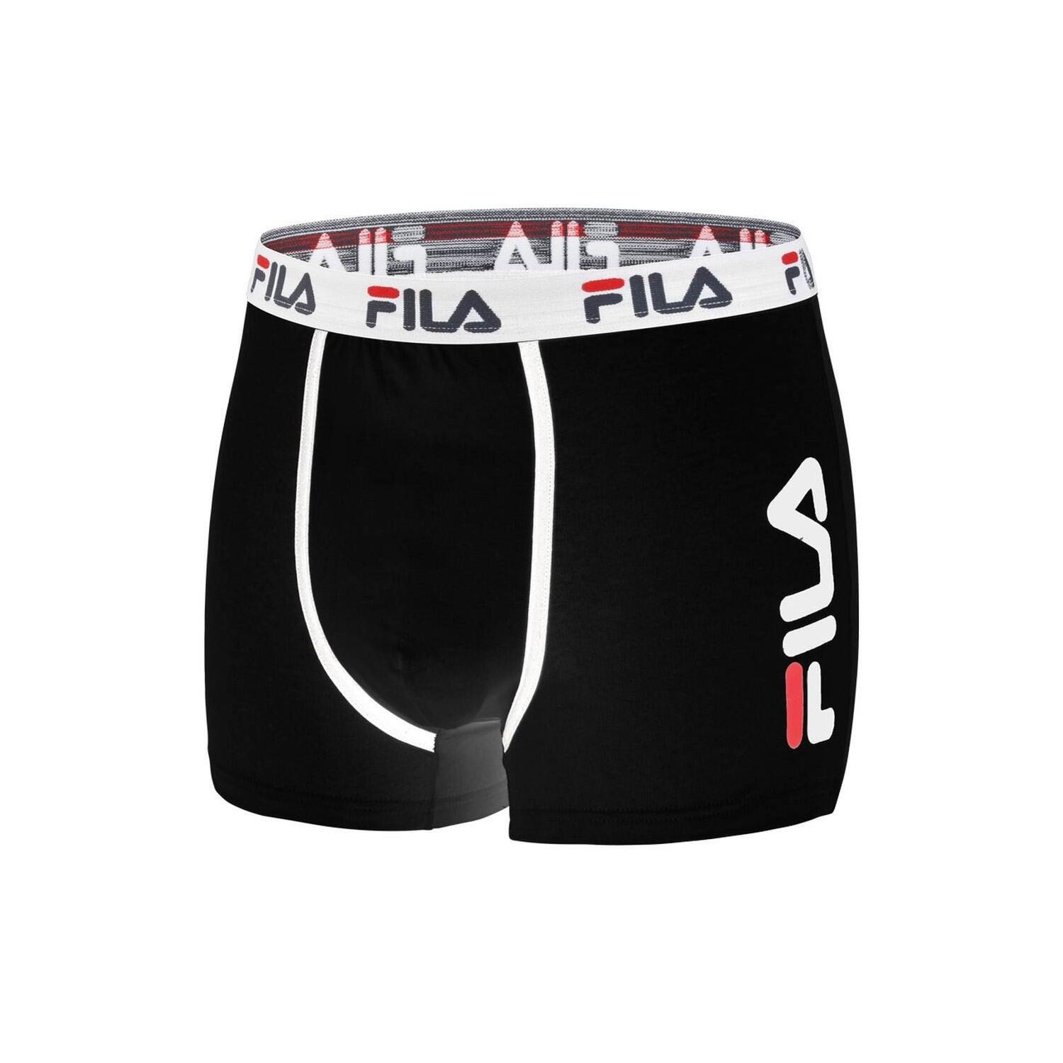Lot de 4 Boxers Coton homme FU5040 Uni 2/3