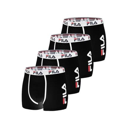 Lot de 4 Boxers Coton homme FU5040 Uni