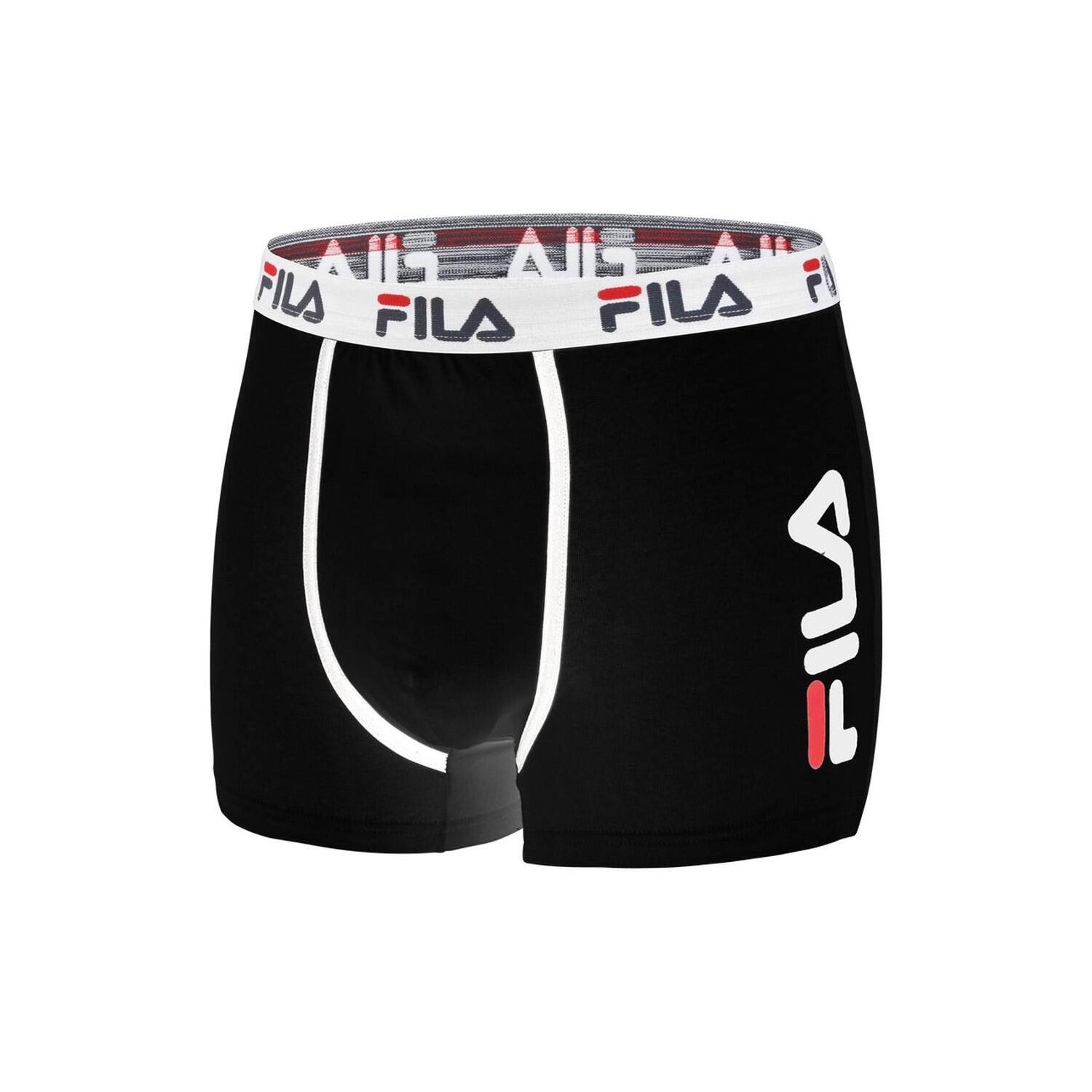 Lot de 4 Boxers Coton homme FU5040 Uni 2/4