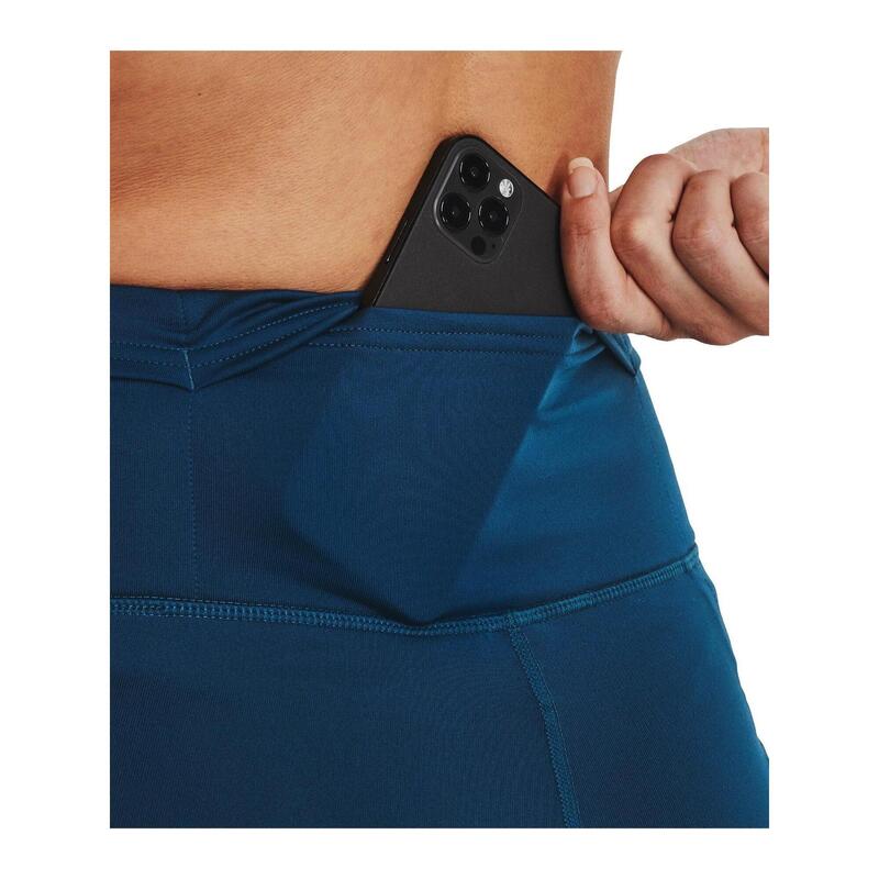 Collant Thermique Under Armour OutRun the Cold Bleu Femme