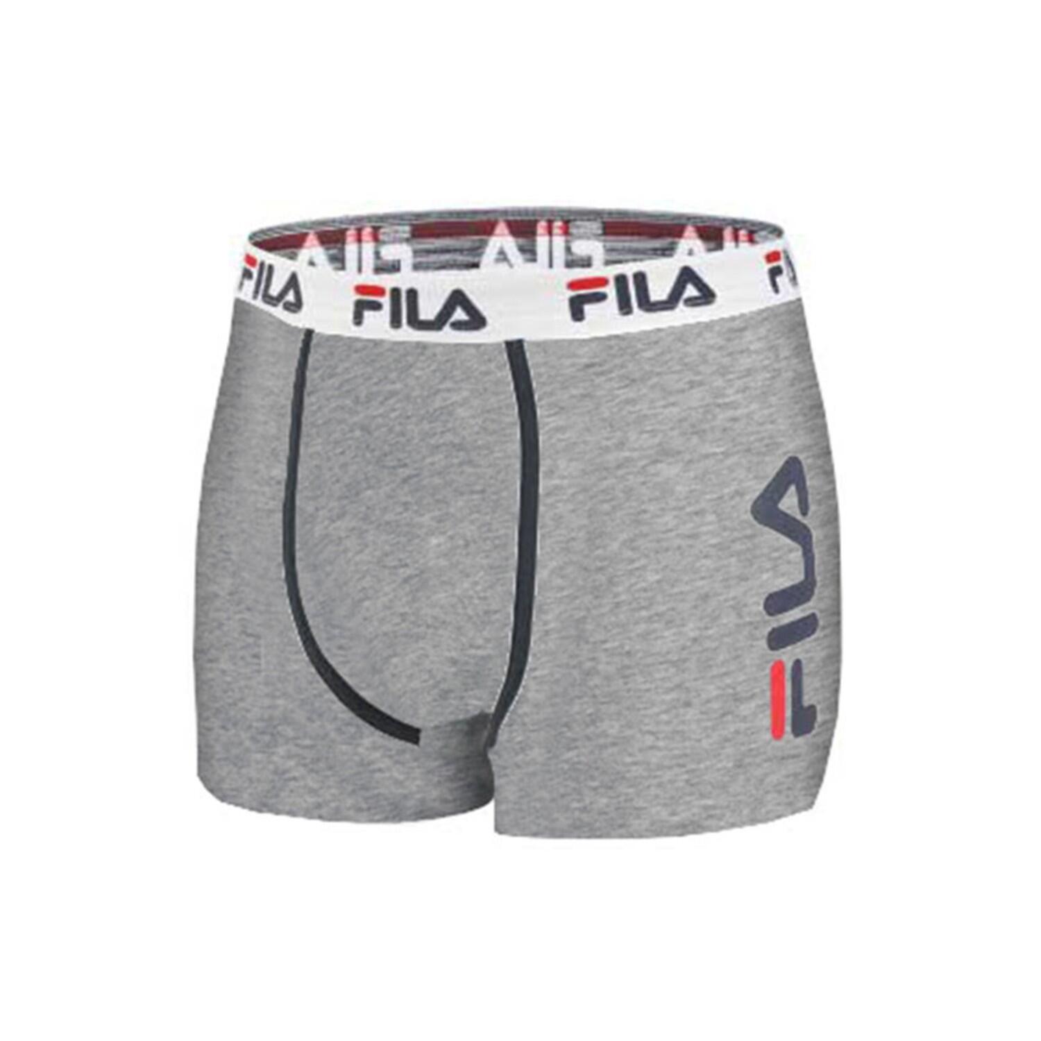 Lot de 4 Boxers Coton homme FU5040 Uni 2/4