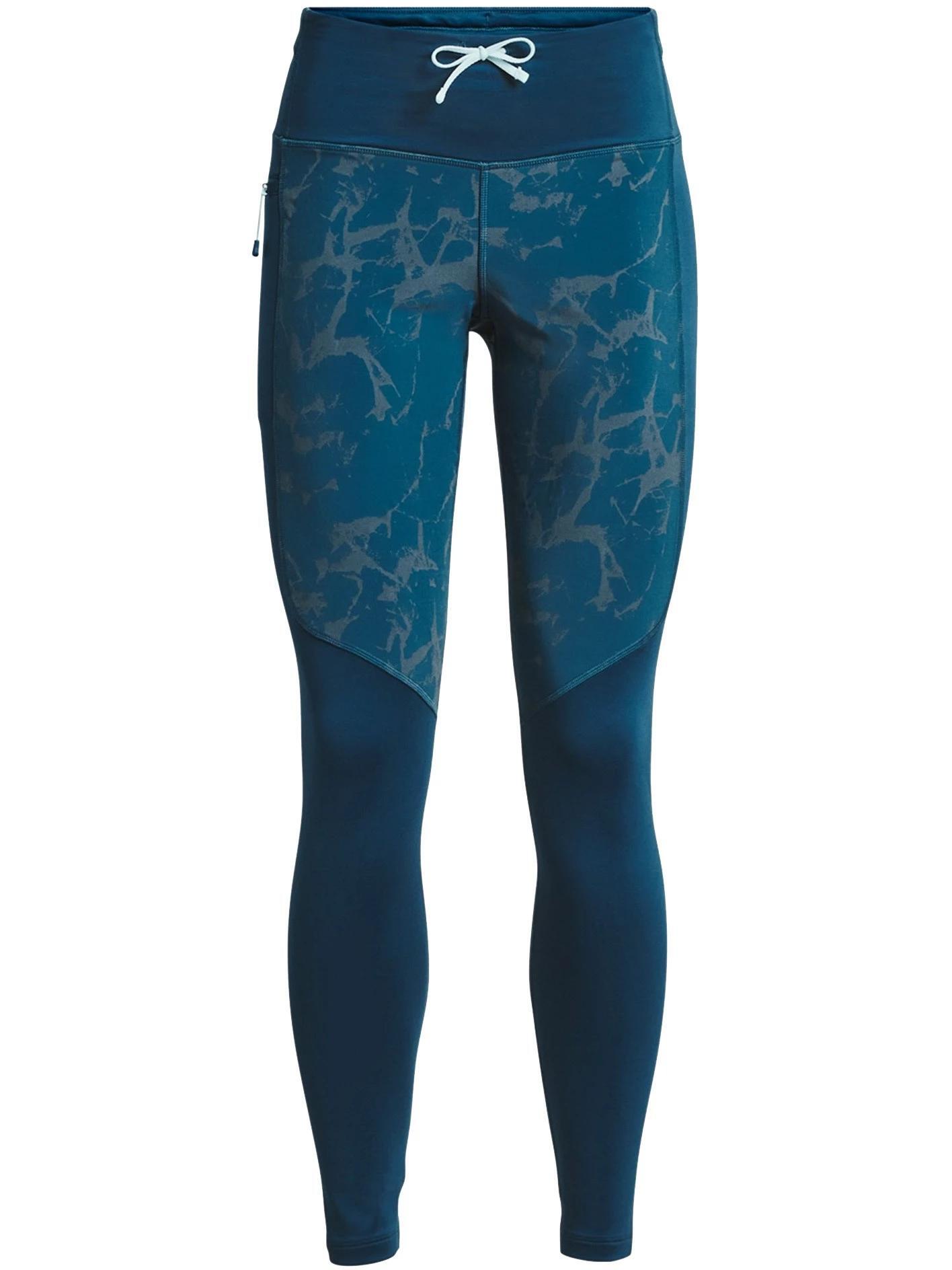 Under Armour OutRun the Cold Thermostrumpfhose Blau Damen 5/7