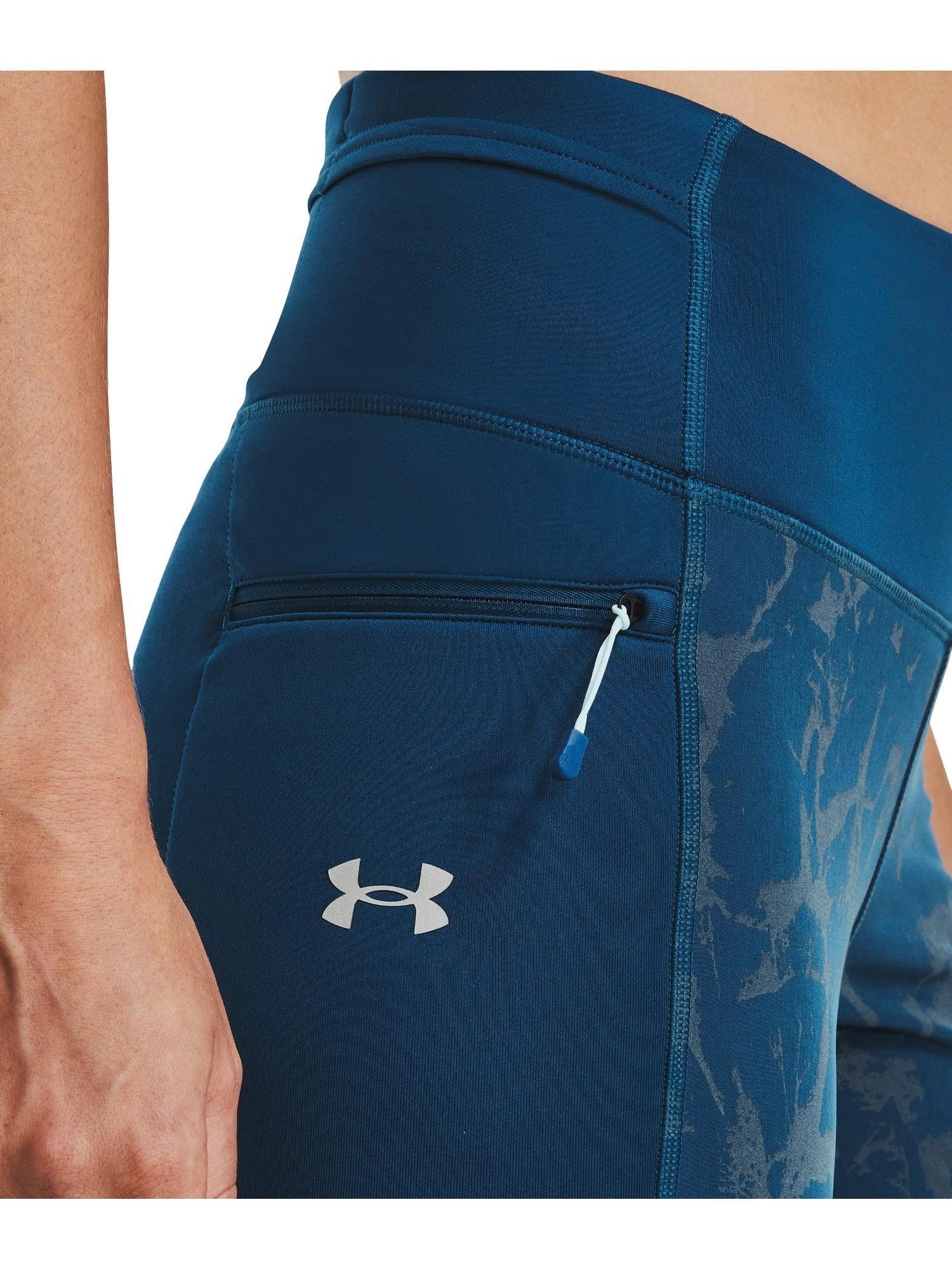 Under Armour OutRun the Cold Thermostrumpfhose Blau Damen 4/7