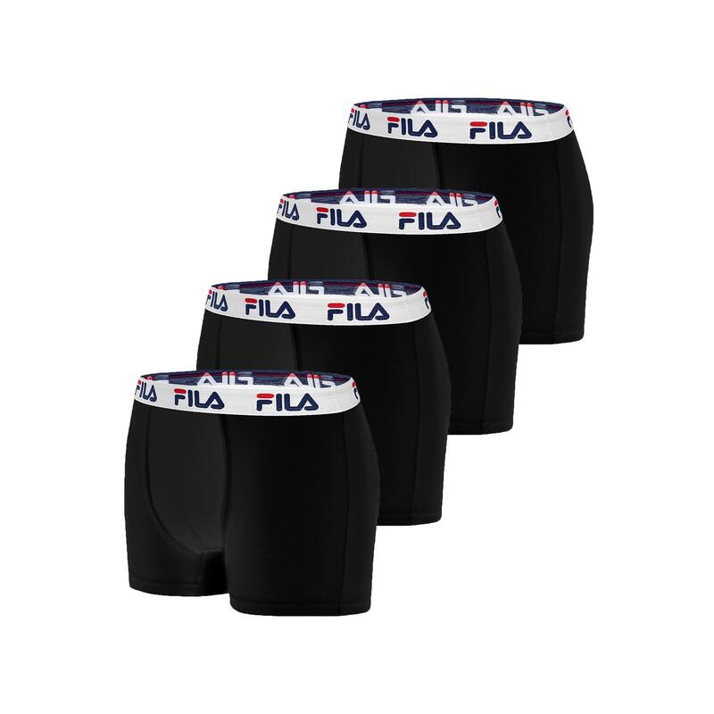 Lot de 4 Boxers Coton homme FU5016 Uni