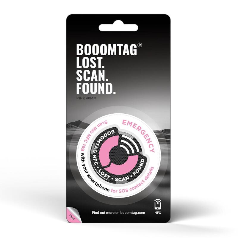 Booomtag® NFC Roze M 40mm