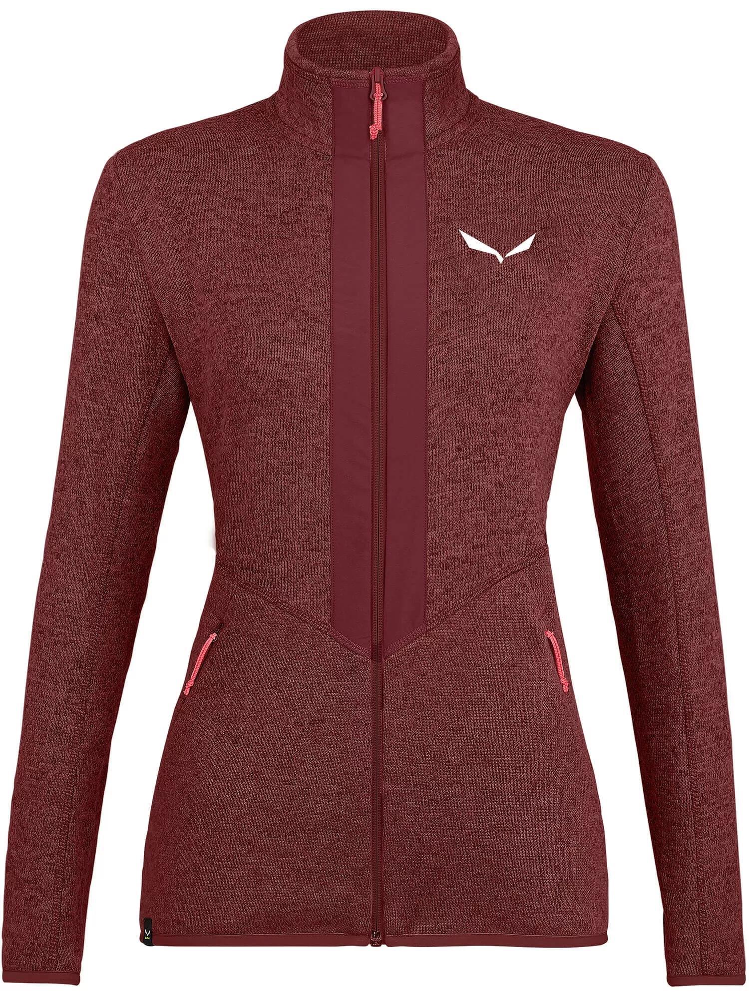 Bluza polarowa turystyczna damska Salewa Rocca 2 Pl W Fz 1/3
