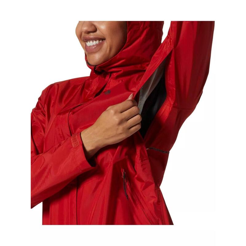 Regenmantel Acadia Jacket Damen - rot
