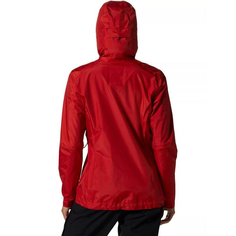 Płaszcz przeciwdeszczowy Acadia Jacket - czerwony