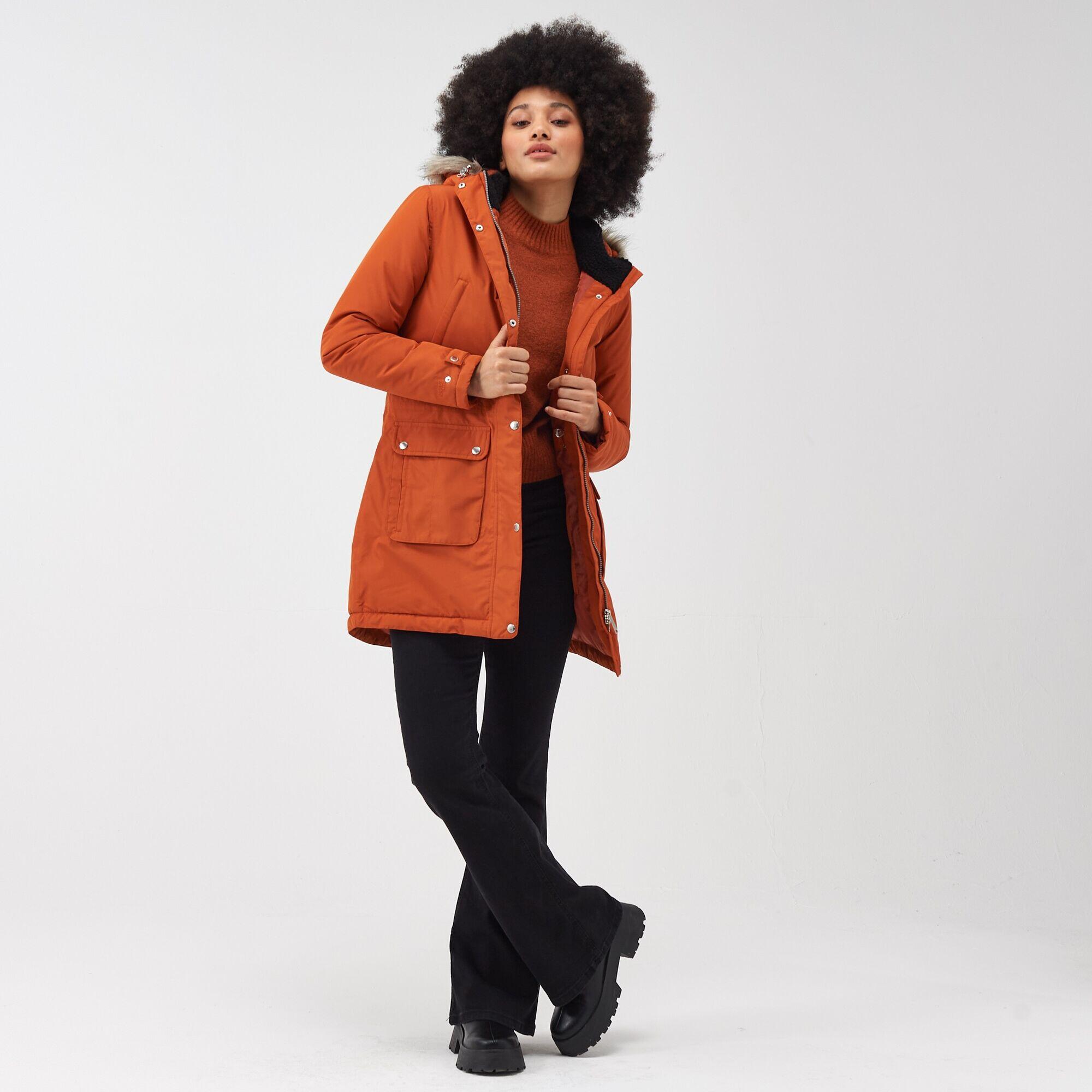 Parka Dames Waterdicht Ademend Lichtgewicht Wandelen 5/5