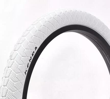 Opona BMX Biała 20x1,95 cala KENDA