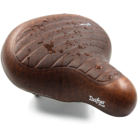 Selle de vélo Drifter Plus Premium, marron, Unisex, 270x245mm 6/7