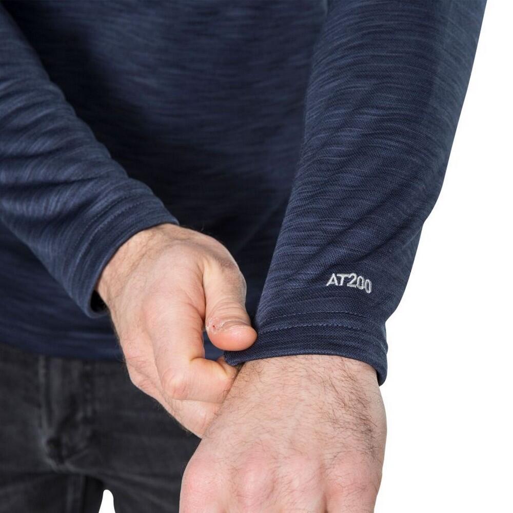 Heren Collins Half Zip Fleece Vest (Navy) 3/5