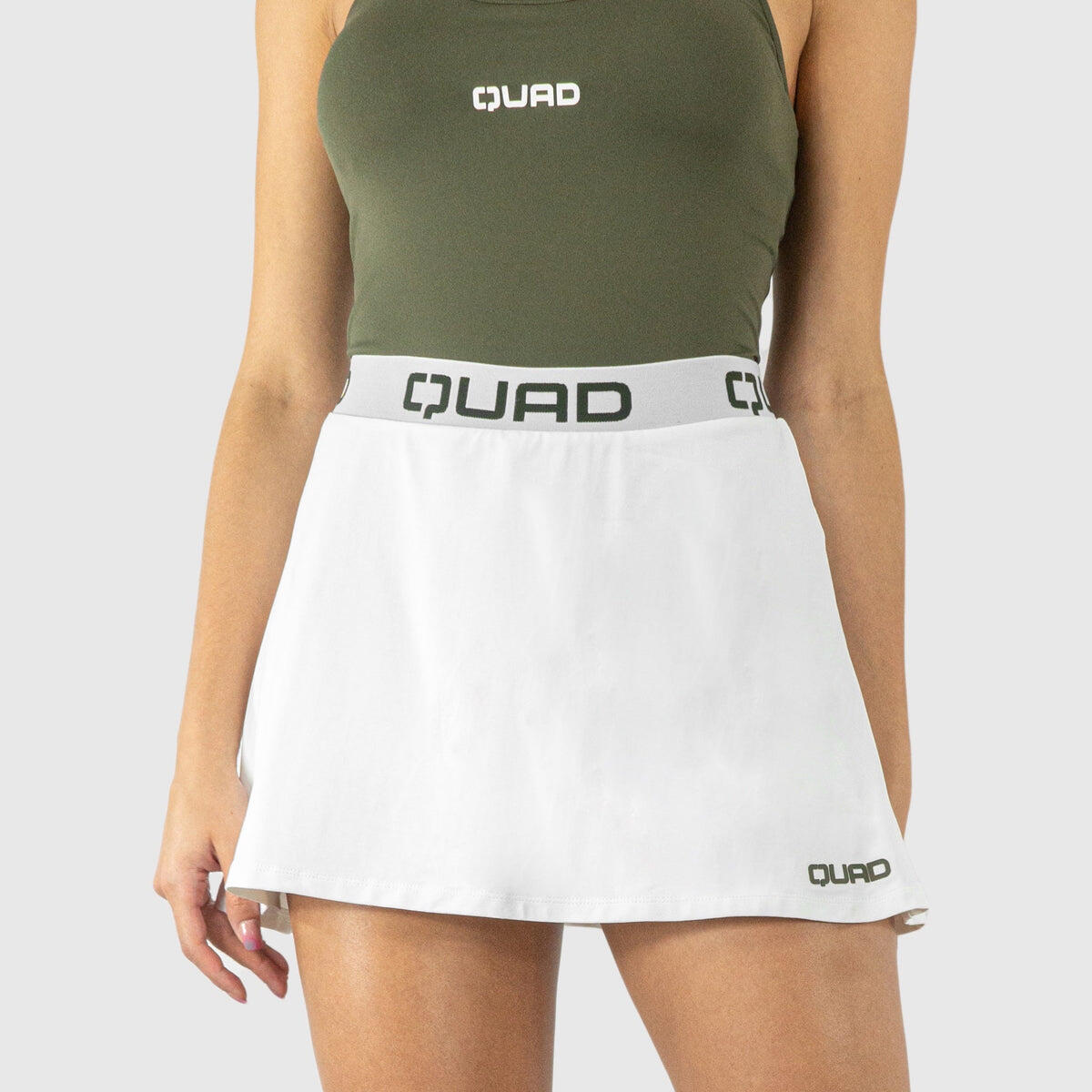 QUAD Saia PADEL QUAD Tender Branca Mulher