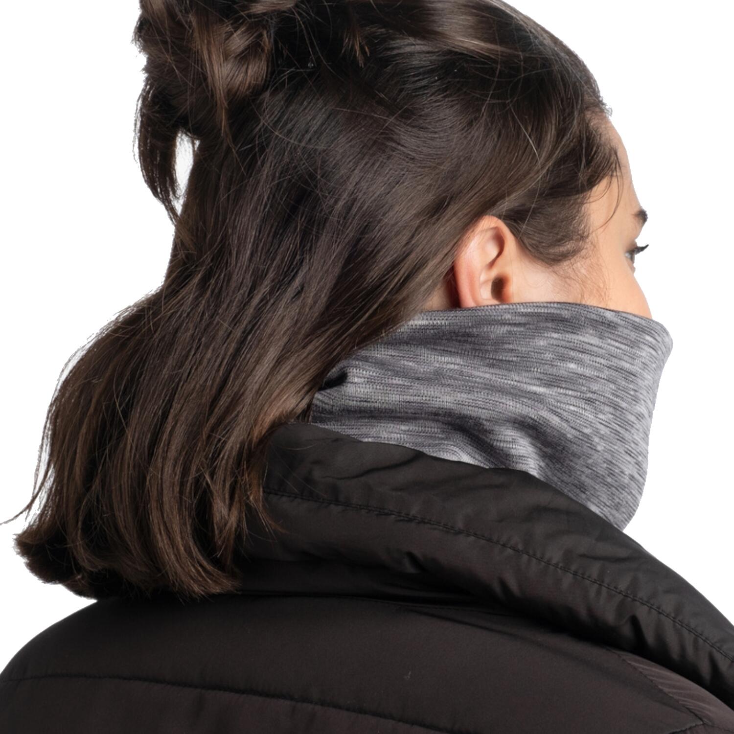 Braga de cuello Merino Heavyweight Mujer Buff Gris 4/7