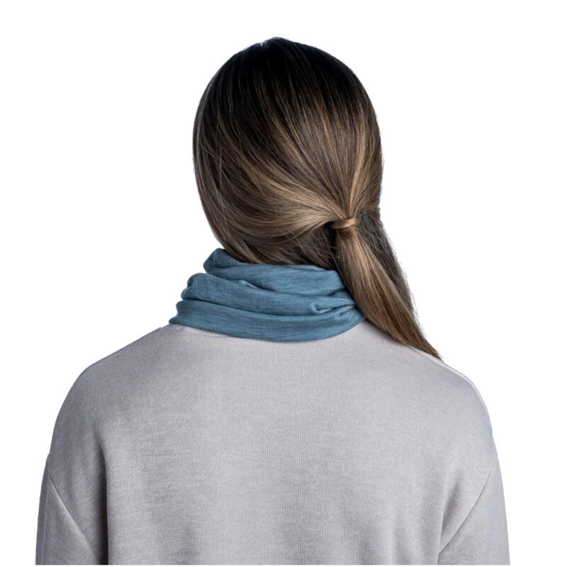 Neck warmers pour femmes Merino Lightweight Solid Tube Scarf