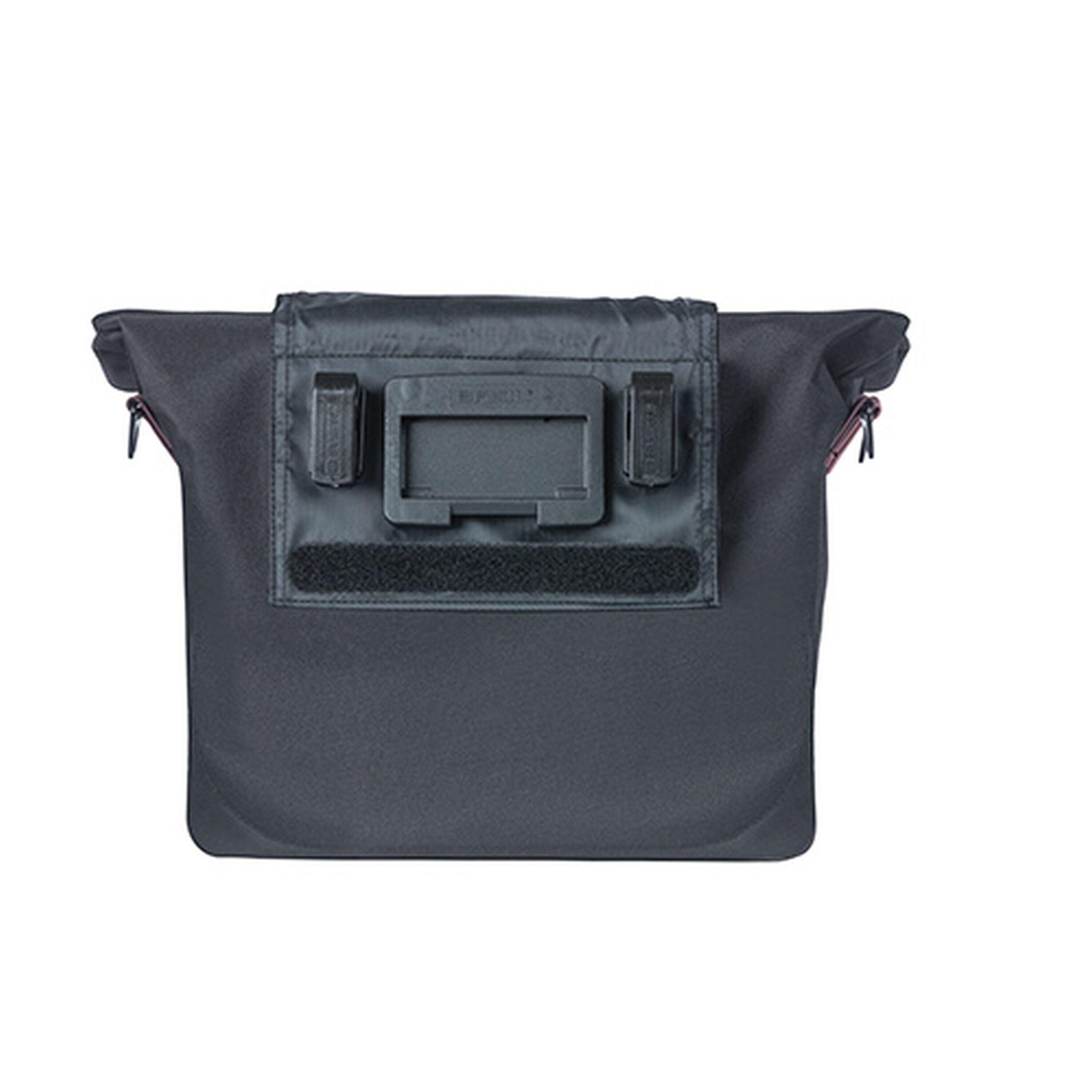 Basil City Fahrradhandtasche KF-Hook 39x15x27cm, schwarz, 8-11L, KF-Hook 5/7