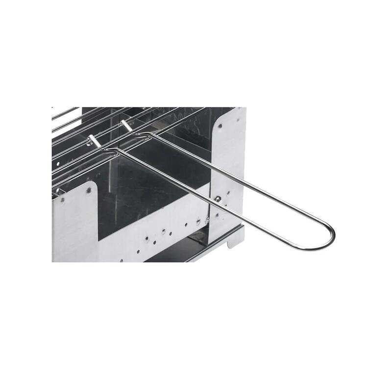 Barbecue à charbon valise BBQ de camping bois pliable Petit