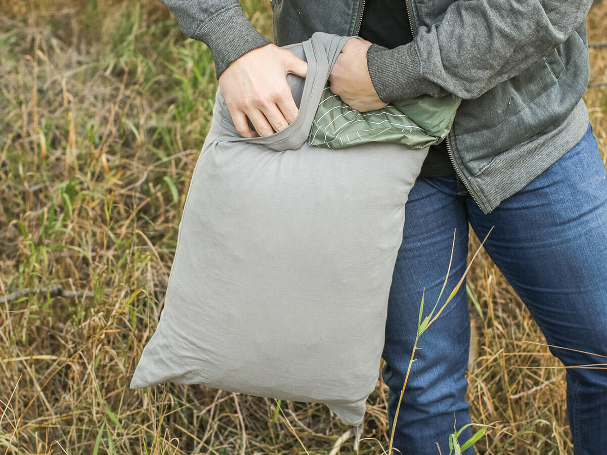 Camping Kissen - Drift Pillow Large Grün 5/6