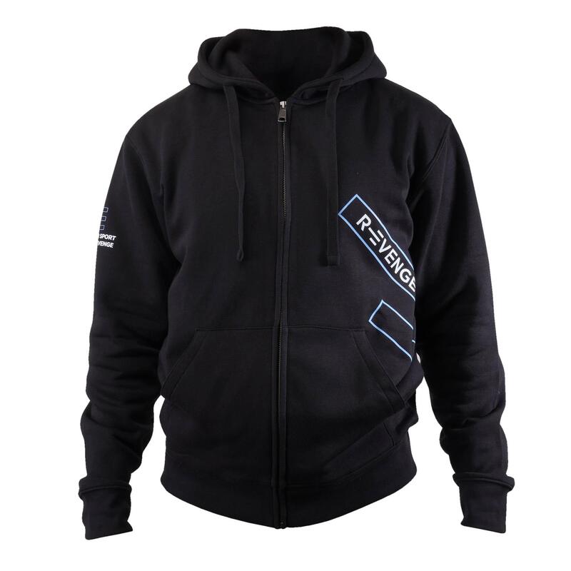 Sudadera hombre fitness gimnasio y tiempo libre negra