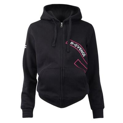 Sweatshirt dames fitness en vrije tijd zwart