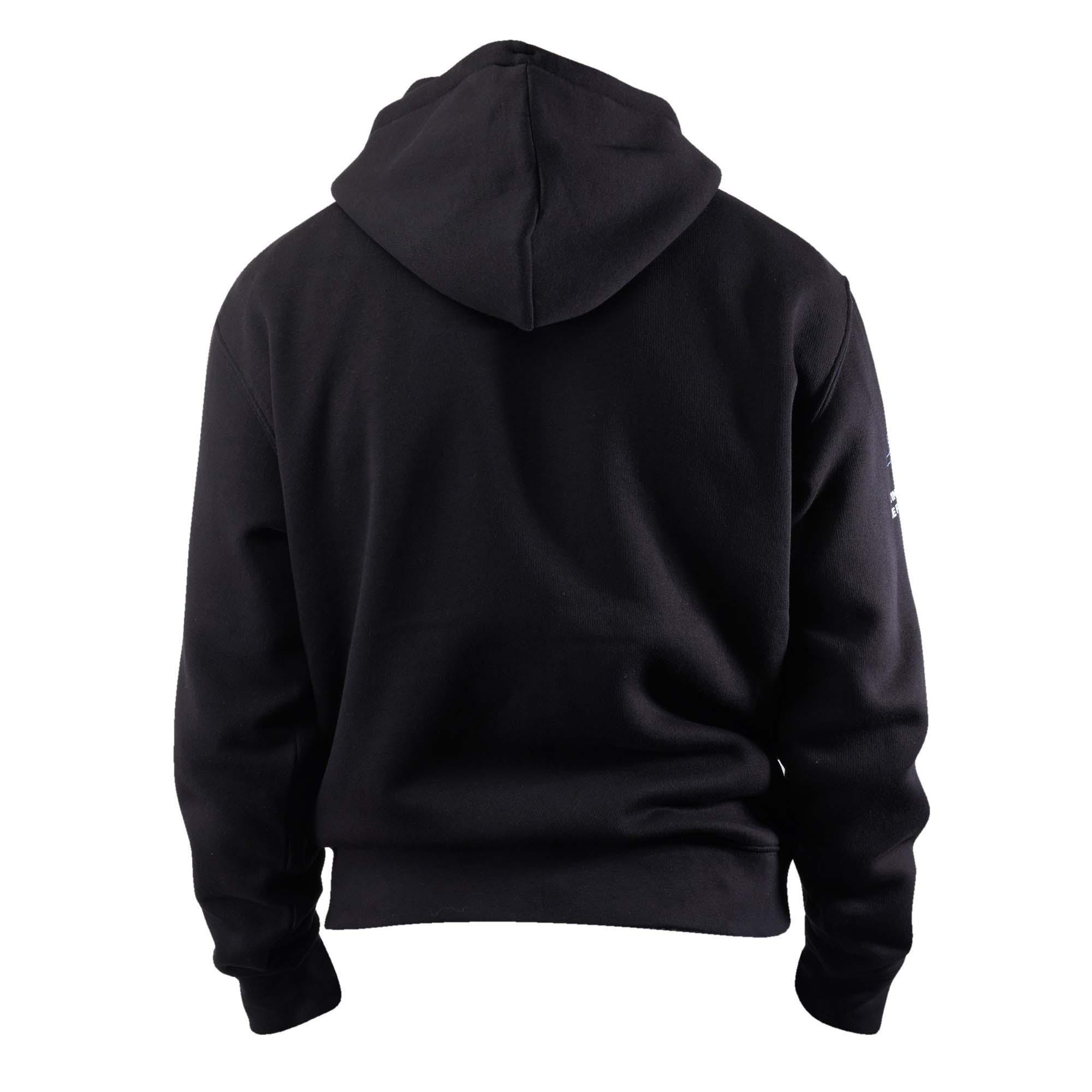 Sudadera hombre fitness gimnasio y tiempo libre negra