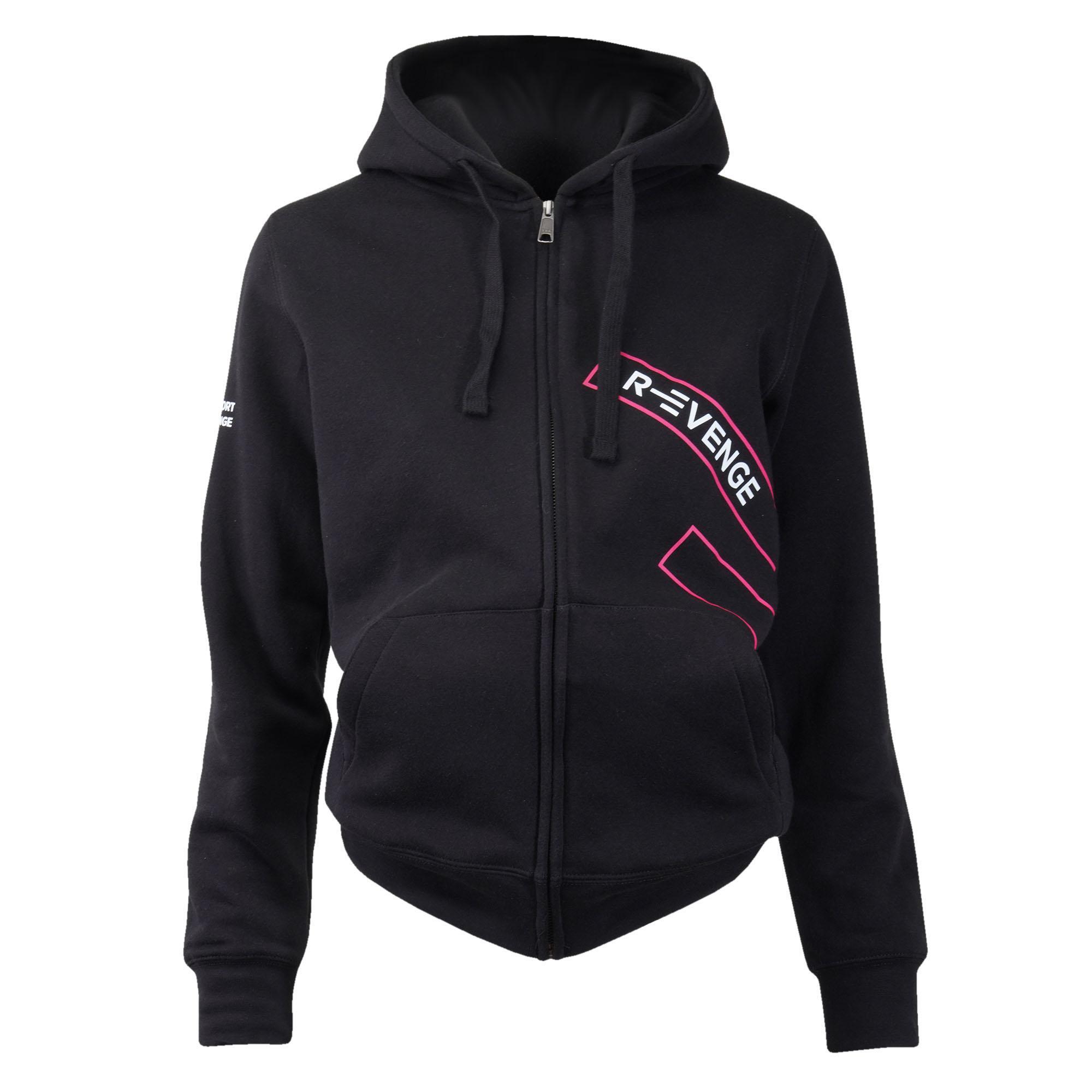 R-EVENGE Women's Fitness and Leisure Black Sweatshirt