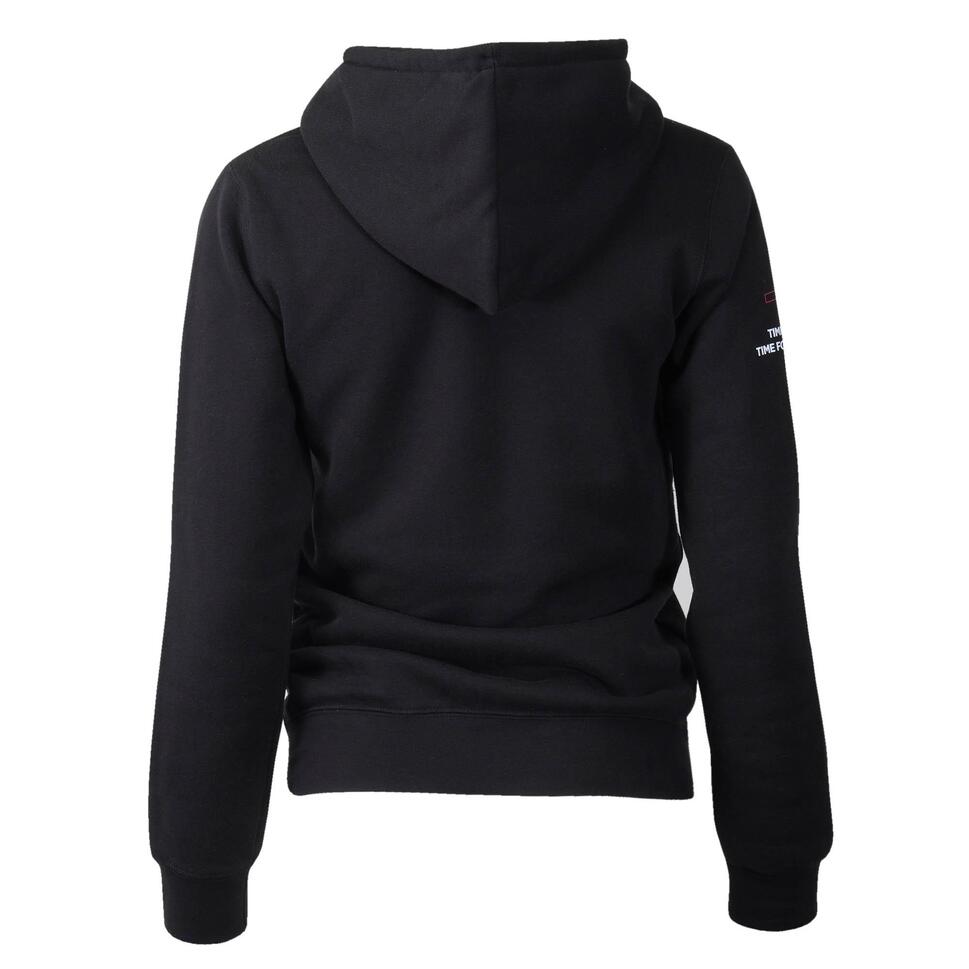 Bluza damska Fitness i rekreacyjna, kolor czarny/fuksja