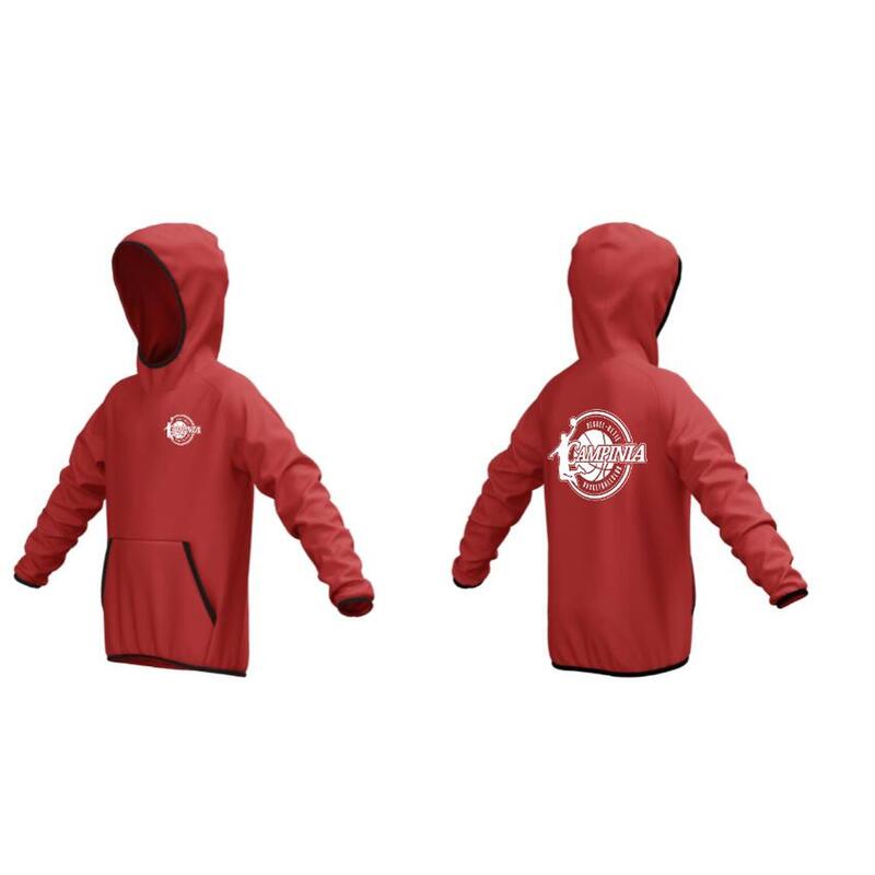 BBC Campinia Hoodie rood junior 161-172CM