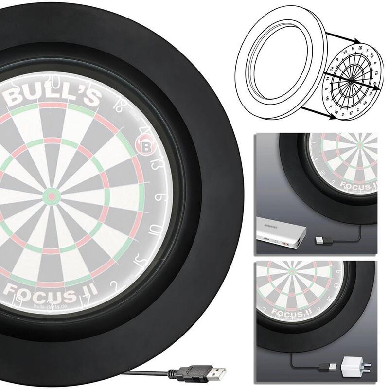 BULL'S Pro Dart Board Surround 1tlg. schwarz