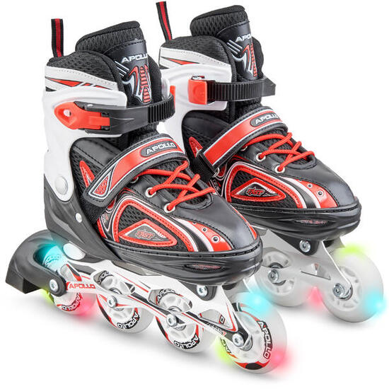 Apollo Super Blade LED ABEC7 Regulowane wrotki dziecięce