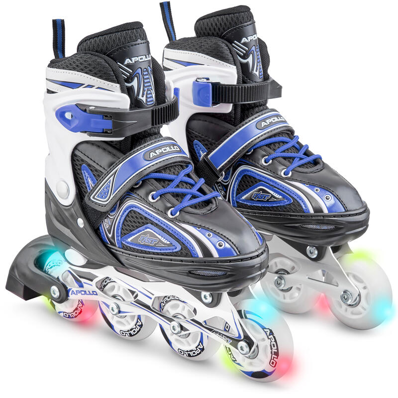 Patines en Línea Niña y Niño Super Blades X Pro S, M, L – Patines de Ruedas LED