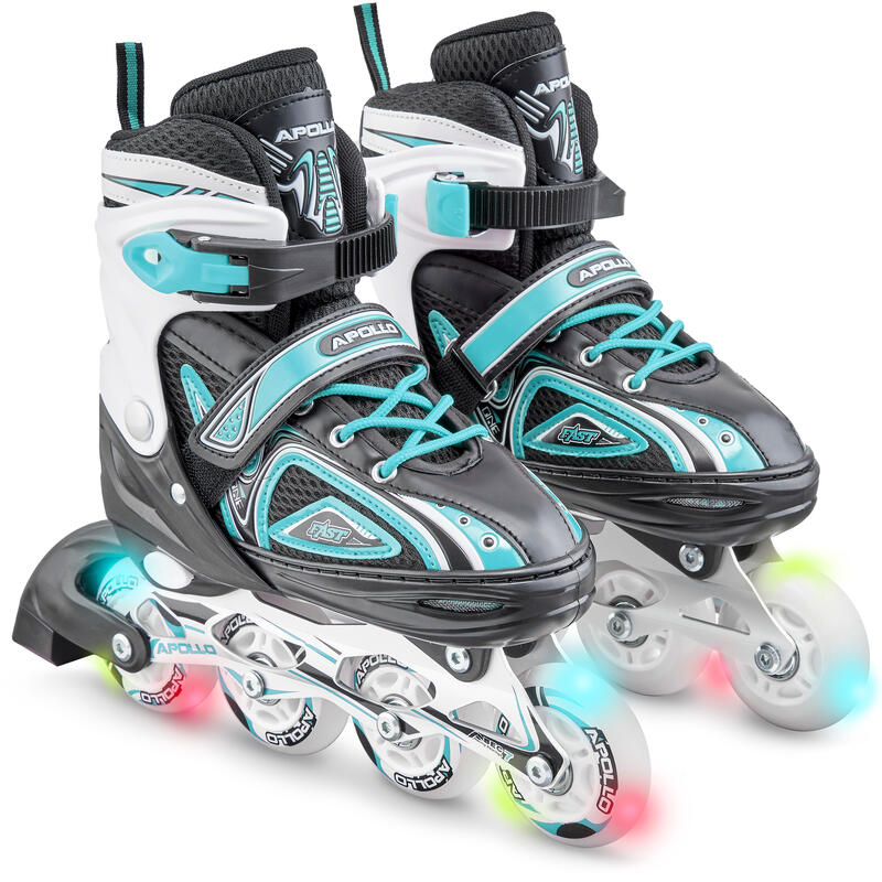 Patines en Línea Niña y Niño Super Blades X Pro S, M, L – Patines de Ruedas LED