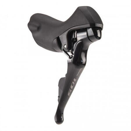 Manette dérailleur arrière et frein en aluminium droite double contrôle Shimano 2/3