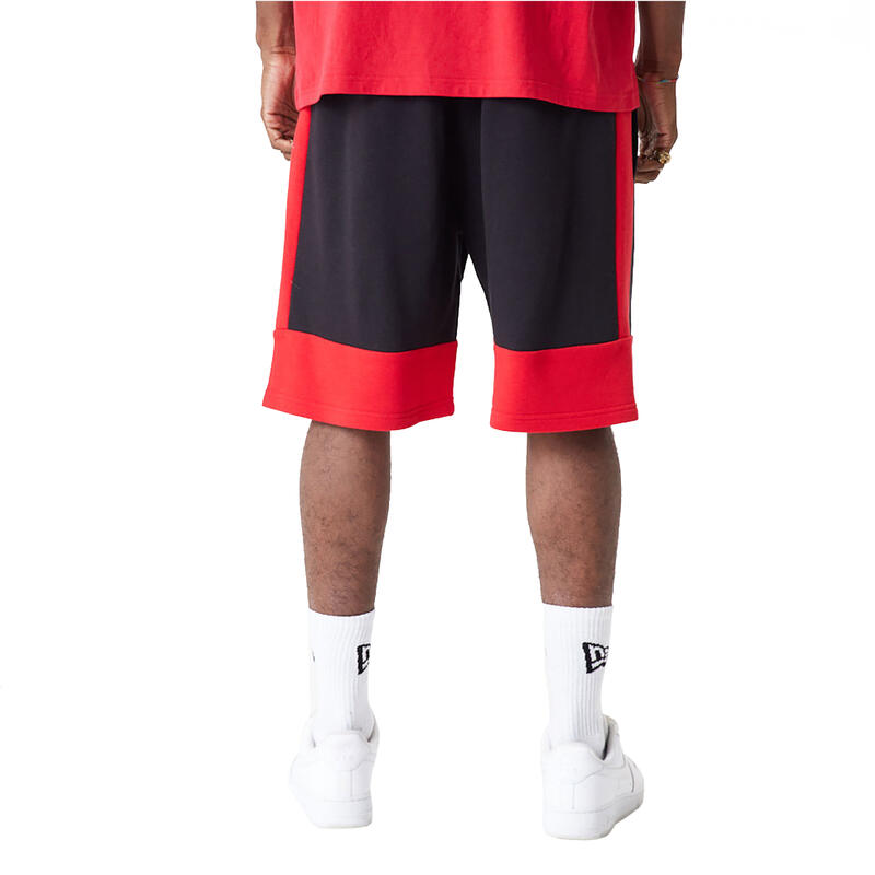 Férfi rövidnadrág, New Era NBA Colour Block Short Bulls, piros