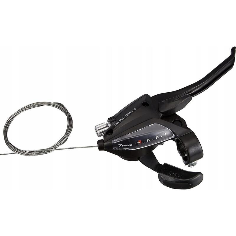 Palanca de freno y desviador de bicicleta 4 dedos Shimano ST-EF500 V-Brake