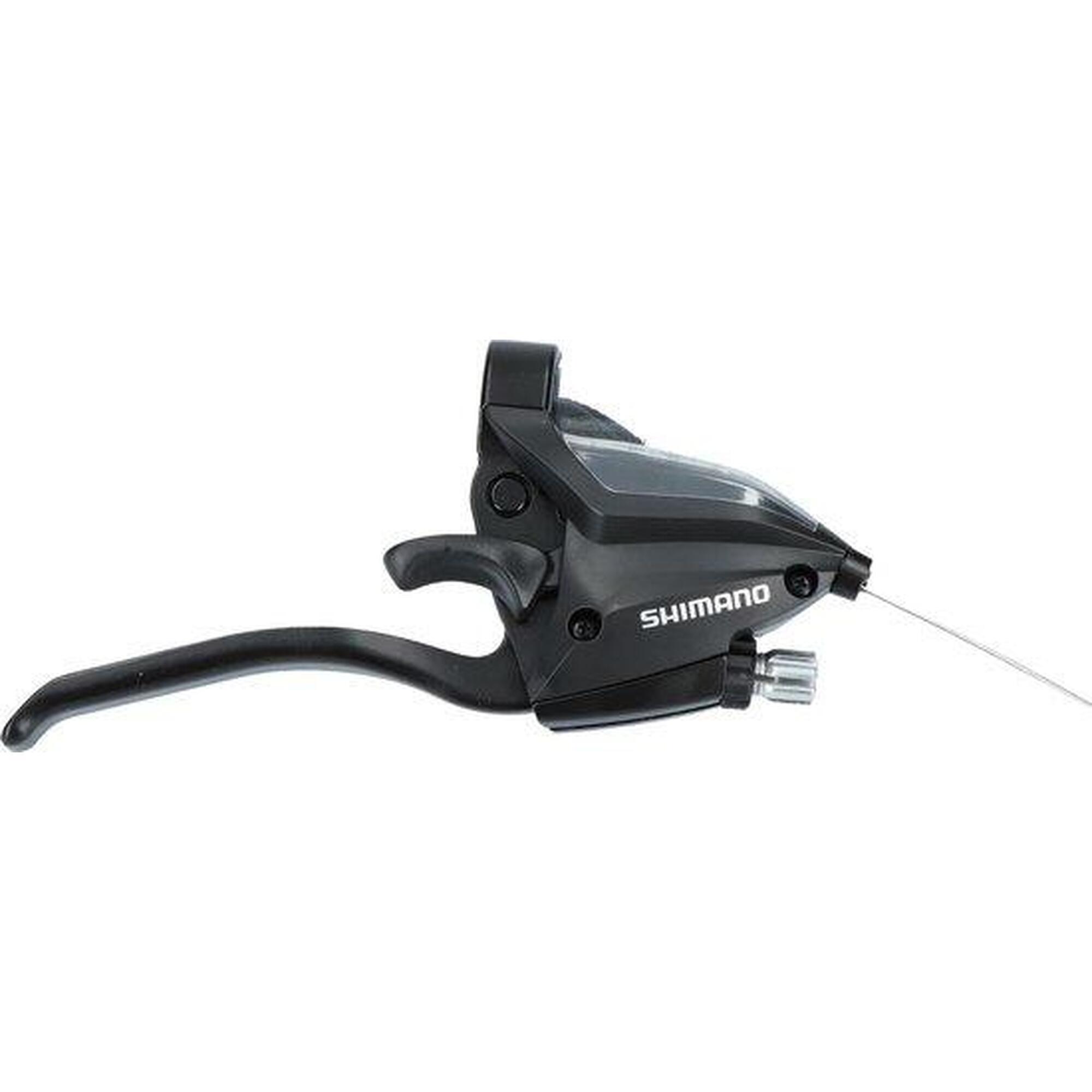 Palanca de freno y desviador de bicicleta 4 dedos Shimano ST-EF500 V-Brake